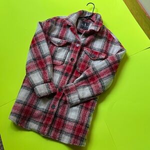 Bagatelle Red and Black Plaid Jacket 4-104